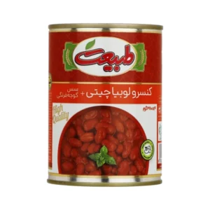 کنسرو لوبیا چیتی طبیعت مقدار 380 گرم