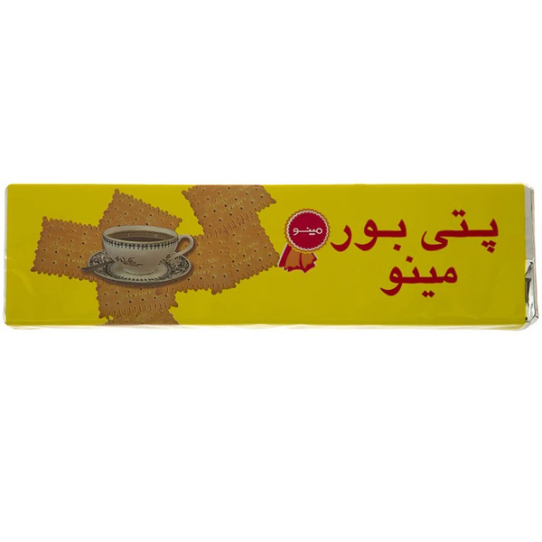 بیسکویت ساده پتی بور مینو 100 گرم